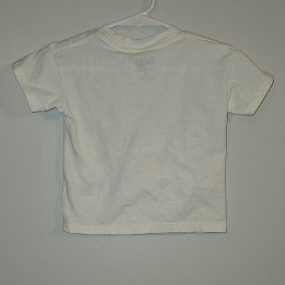 Bluey Kids Short Sleeve Tee - White with Blue Graphic - Picture 3 of 4